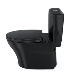 TOTO Aquia IV WASHLET+ Two-Piece Elongated Dual Flush 1.28 and 0.9 GPF Toilet, Ebony, Vitreous China, MS446124CEMN#51