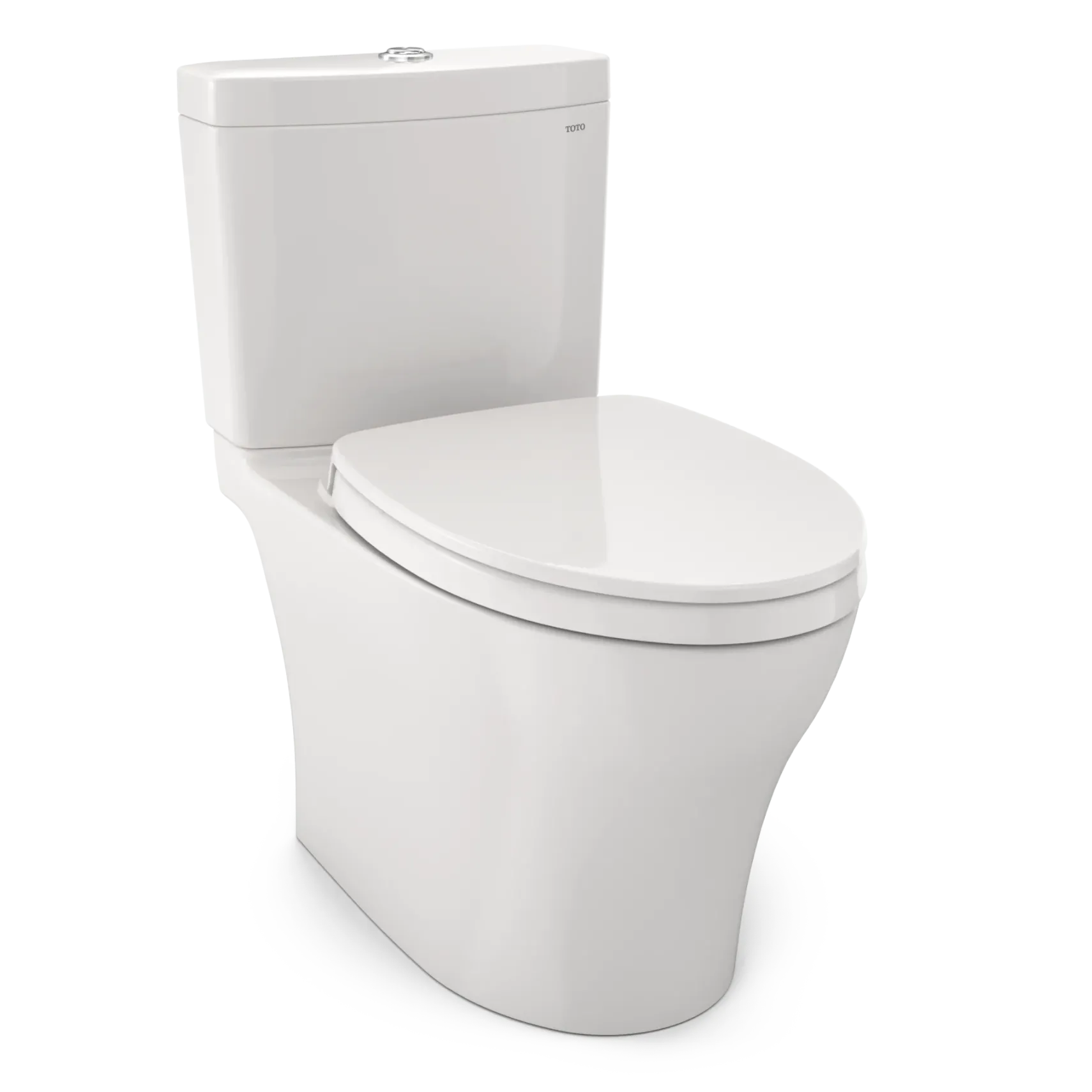 TOTO Aquia IV WASHLET+ Two-Piece Elongated Dual Flush 1.28 and 0.9 GPF Toilet with CEFIONTECT, Colonial White, Vitreous China, MS446124CEMGN#11