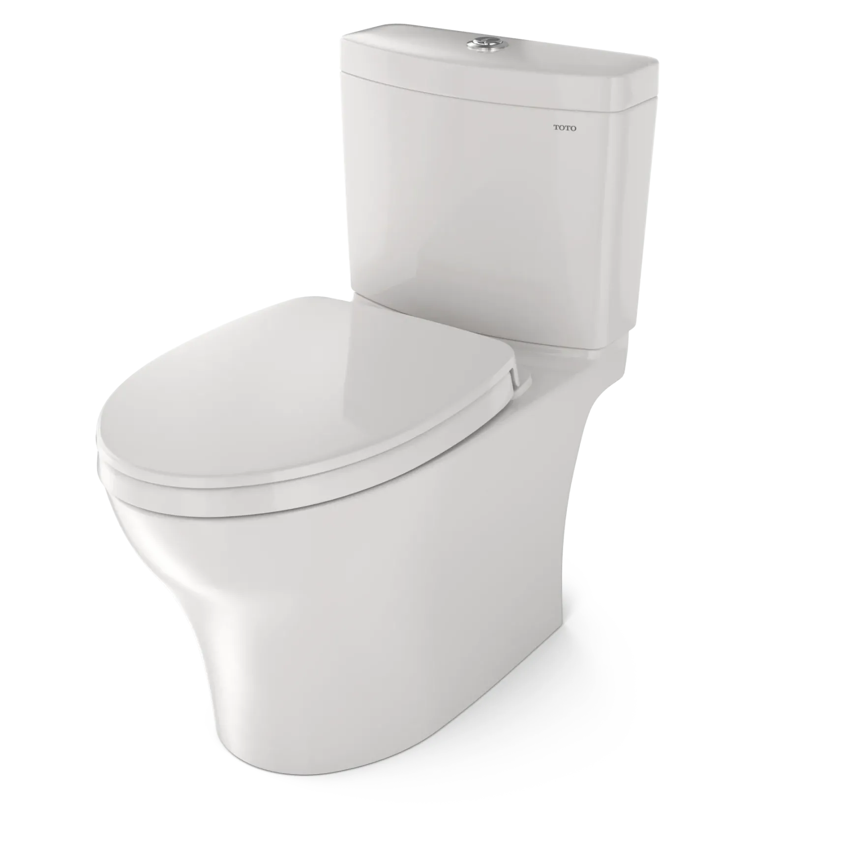TOTO Aquia IV WASHLET+ Two-Piece Elongated Dual Flush 1.28 and 0.9 GPF Toilet with CEFIONTECT, Colonial White, Vitreous China, MS446124CEMGN#11