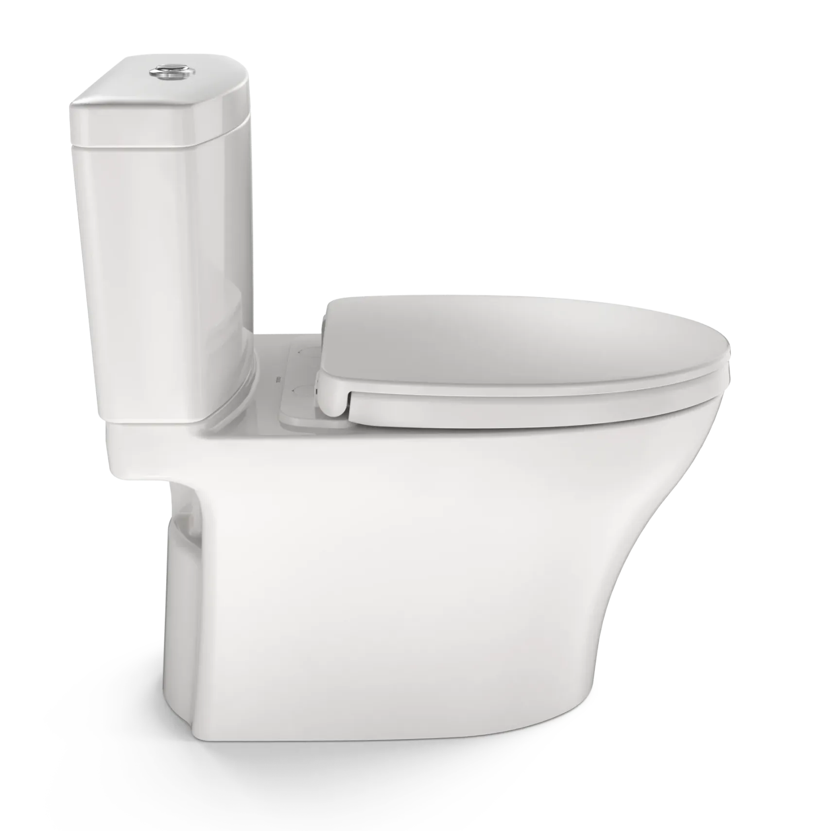 TOTO Aquia IV WASHLET+ Two-Piece Elongated Dual Flush 1.28 and 0.9 GPF Toilet with CEFIONTECT, Colonial White, Vitreous China, MS446124CEMGN#11