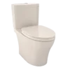 TOTO Aquia IV WASHLET+ Two-Piece Elongated Dual Flush 1.28 and 0.9 GPF Toilet with CEFIONTECT, Sedona Beige, Vitreous China, MS446124CEMGN#12