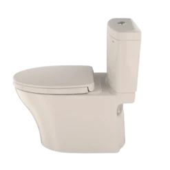 TOTO Aquia IV WASHLET+ Two-Piece Elongated Dual Flush 1.28 and 0.9 GPF Toilet with CEFIONTECT, Sedona Beige, Vitreous China, MS446124CEMGN#12