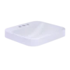 TOTO Arvina Rectangular 20" Vessel Bathroom Sink with CEFIONTECT for 4 Inch Center Faucets, Cotton White, Vitreous China, LT415.4G#01