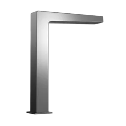 TOTO Axiom Vessel AC Powered 0.35 GPM Touchless Bathroom Faucet with Thermostatic Mixing Valve, 20 Second On-Demand Flow, Polished Chrome, Brass, T25T32AT#CP