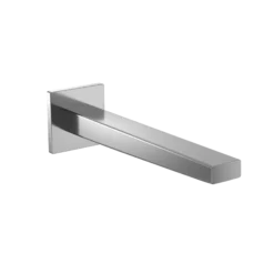 TOTO Axiom Wall-Mount AC Powered 0.5 GPM Touchless Bathroom Faucet, 10 Second On-Demand Flow, Polished Chrome, Brass, T25L51A#CP