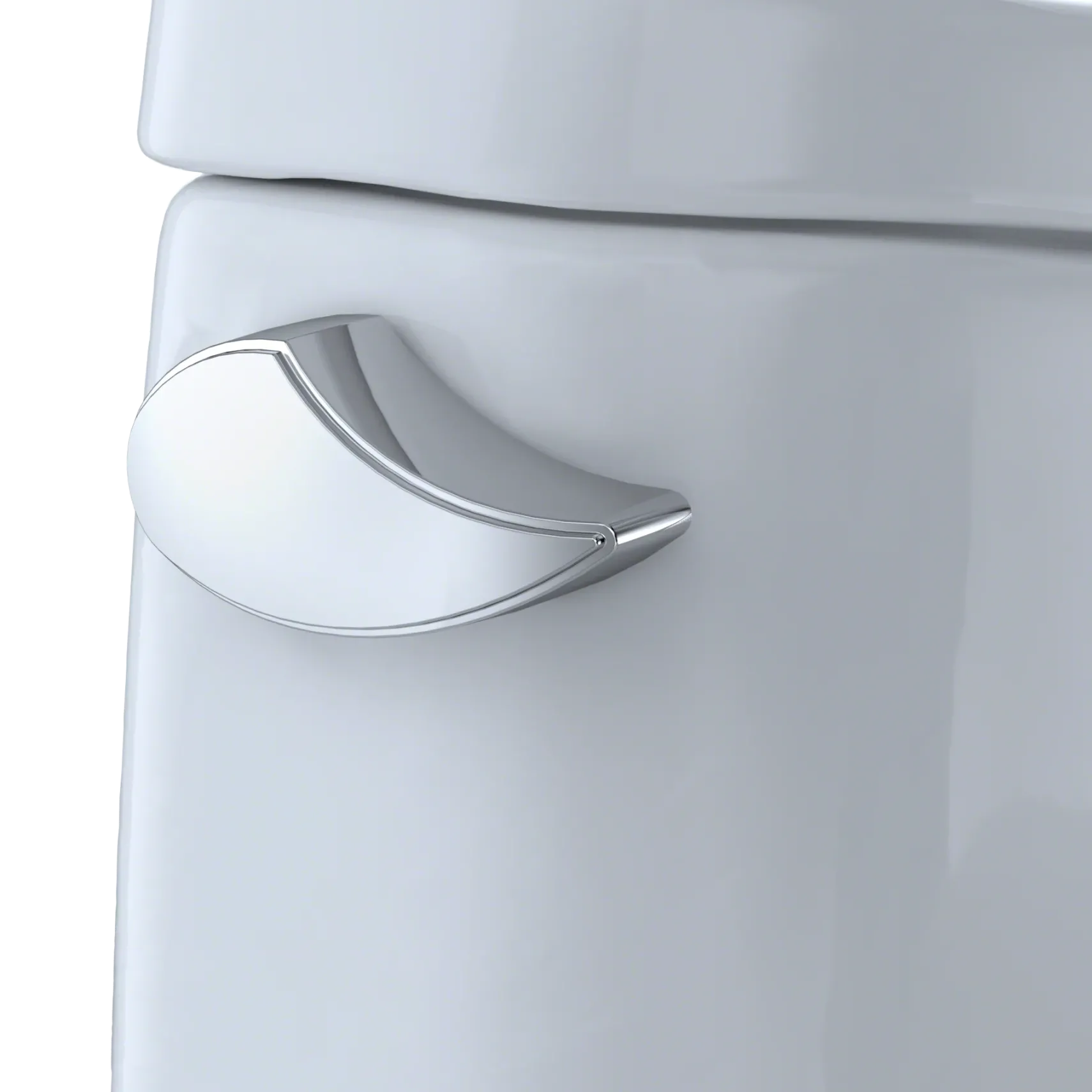 TOTO Carlyle II One-Piece Elongated 1.28 GPF Universal Height Toilet with CEFIONTECT and SS124 SoftClose Seat, WASHLET+ Ready, Cotton White, Vitreous China|Plastic, MS614124CEFG#01