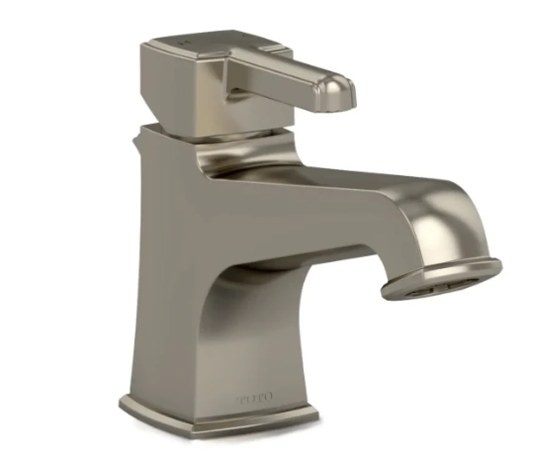 TOTO Connelly Single Handle 1.2 GPM Bathroom Sink Faucet, Brushed Nickel, Brass, TL221SD12#BN