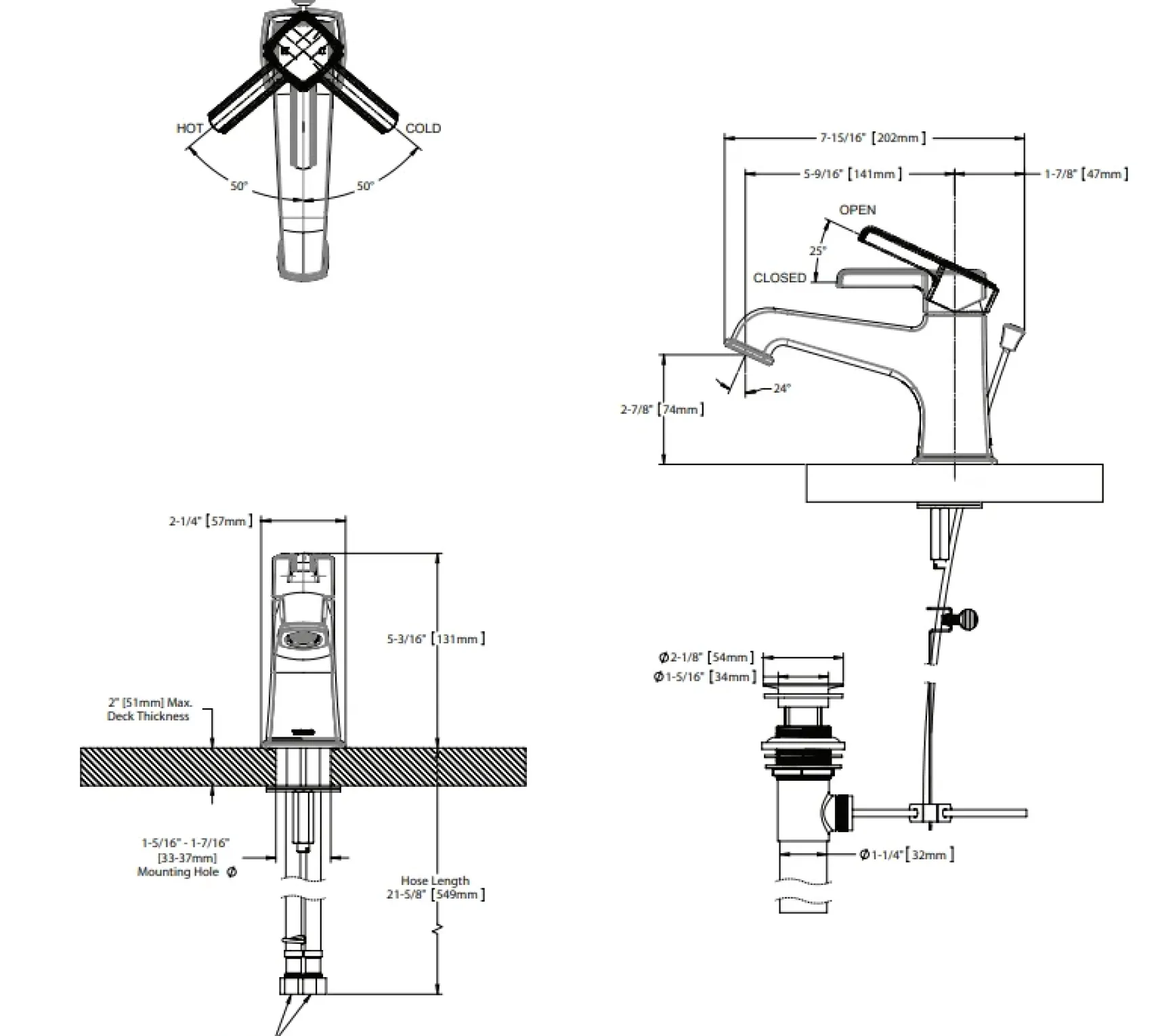 TOTO Connelly Single Handle 1.2 GPM Bathroom Sink Faucet, Brushed Nickel, Brass, TL221SD12#BN