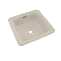 TOTO Connelly Square Undermount Bathroom Sink with CEFIONTECT, Sedona Beige, Vitreous China, LT491G#12