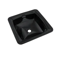 TOTO Connelly Square Undermount Bathroom Sink, Ebony, Vitreous China, LT491#51