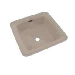 TOTO Connelly Square Undermount Bathroom Sink with CEFIONTECT, Bone, Vitreous China, LT491G#03