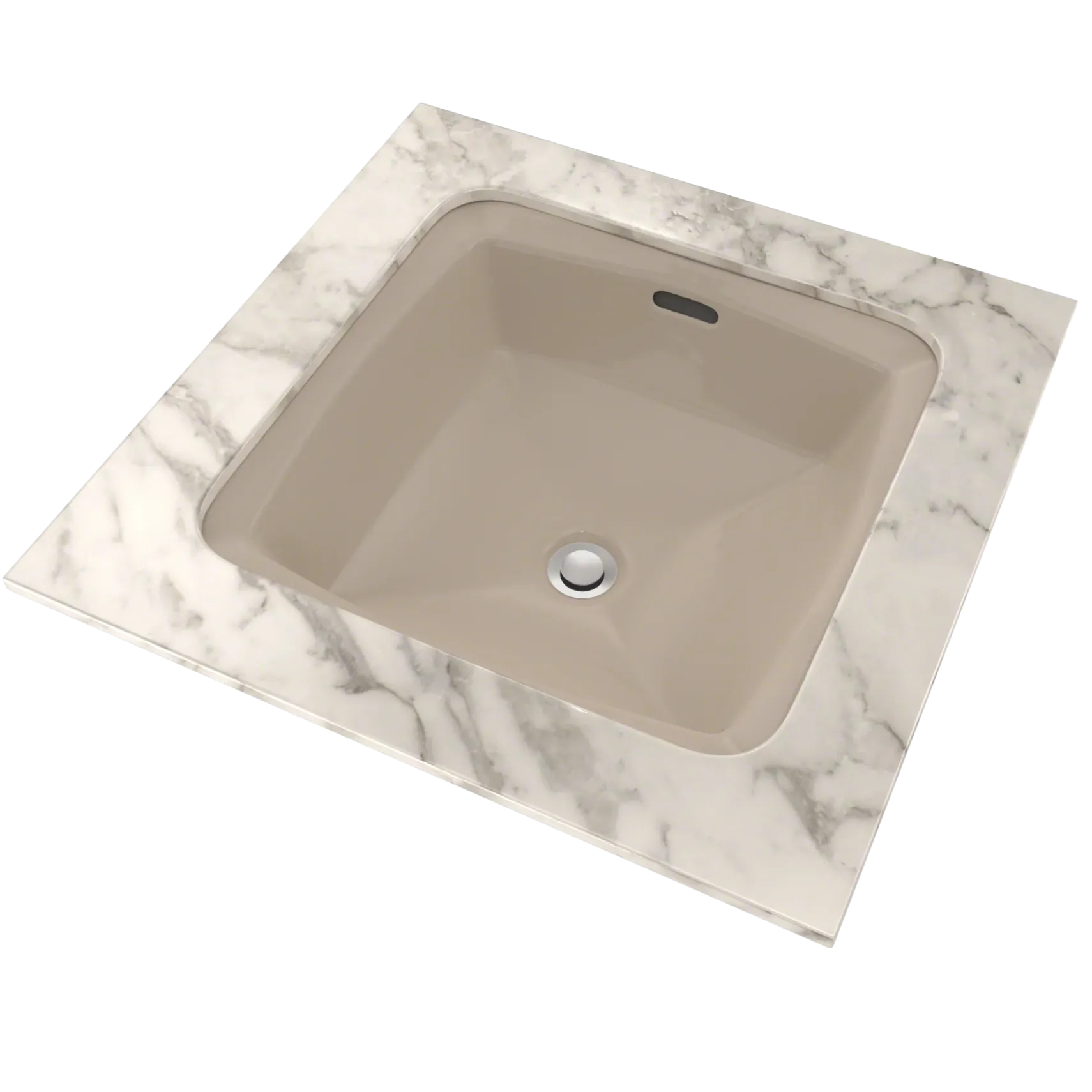 TOTO Connelly Square Undermount Bathroom Sink with CEFIONTECT, Bone, Vitreous China, LT491G#03