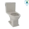 TOTO Connelly Two-Piece Elongated Dual-Max, Dual Flush 1.28 and 0.9 GPF Universal Height Toilet with CEFIONTECT, Bone, Vitreous China, CST494CEMFG#03