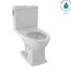 TOTO Connelly Two-Piece Elongated Dual-Max, Dual Flush 1.28 and 0.9 GPF Universal Height Toilet with CEFIONTECT, Colonial White, Vitreous China, CST494CEMFG#11
