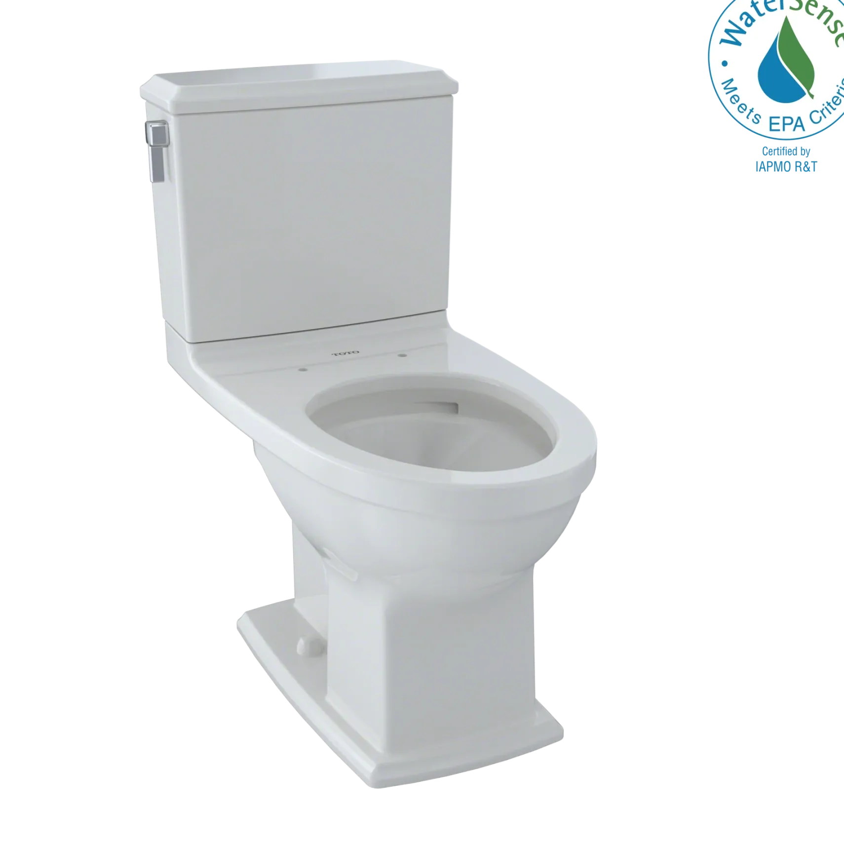 TOTO Connelly Two-Piece Elongated Dual-Max, Dual Flush 1.28 and 0.9 GPF Universal Height Toilet with CEFIONTECT, Colonial White, Vitreous China, CST494CEMFG#11