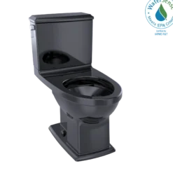 TOTO Connelly Two-Piece Elongated Dual-Max, Dual Flush 1.28 and 0.9 GPF Universal Height Toilet, Ebony, Vitreous China, CST494CEMF#51