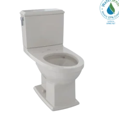 TOTO Connelly Two-Piece Elongated Dual-Max, Dual Flush 1.28 and 0.9 GPF Universal Height Toilet with CEFIONTECT, Sedona Beige, Vitreous China, CST494CEMFG#12