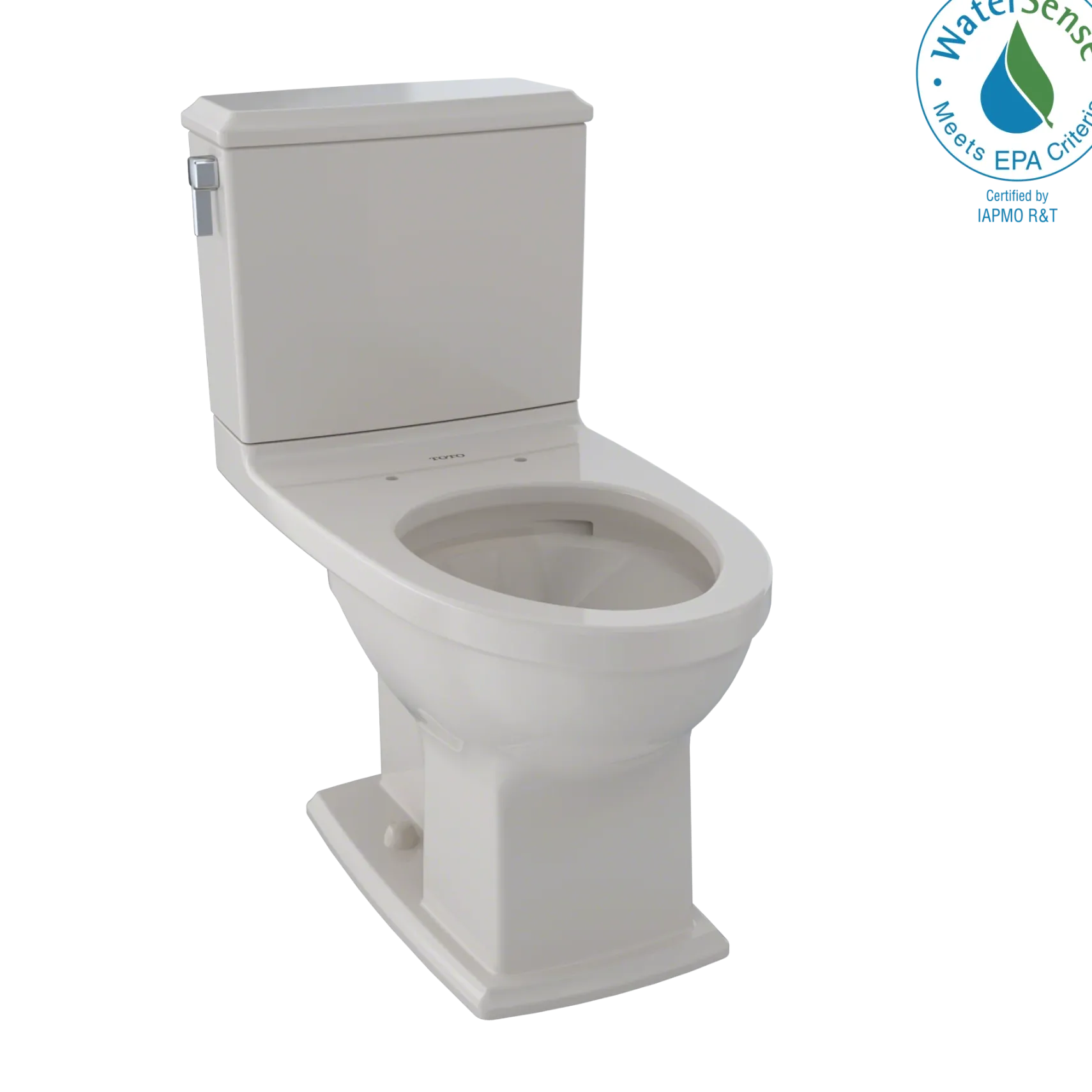 TOTO Connelly Two-Piece Elongated Dual-Max, Dual Flush 1.28 and 0.9 GPF Universal Height Toilet with CEFIONTECT, Sedona Beige, Vitreous China, CST494CEMFG#12