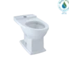 TOTO Connelly Universal Height Elongated Toilet Bowl with CEFIONTECT, Cotton White, Vitreous China, CT494CEFG#01