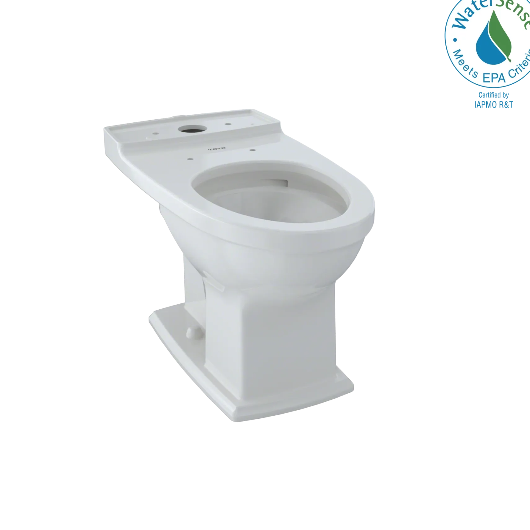 TOTO Connelly Universal Height Elongated Toilet Bowl with CEFIONTECT, Colonial White, Vitreous China, CT494CEFG#11