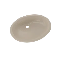TOTO Dantesca Oval Undermount Bathroom Sink with CEFIONTECT, Bone, Vitreous China, LT597G#03