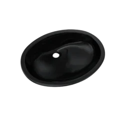 TOTO Dantesca Oval Undermount Bathroom Sink, Ebony, Vitreous China, LT597#51