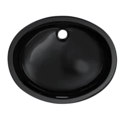TOTO Dantesca Oval Undermount Bathroom Sink, Ebony, Vitreous China, LT597#51