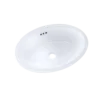 TOTO Dartmouth 18-3/4" x 13-3/4" Oval Undermount Bathroom Sink, Cotton White, Vitreous China, LT641#01