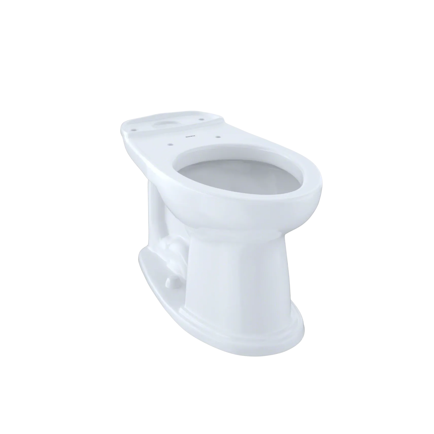 TOTO Dartmouth and WhitneyUniversal Height Elongated Toilet Bowl, Cotton White, Vitreous China, C754EF#01