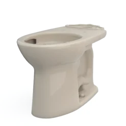TOTO Drake Elongated TORNADO FLUSH Toilet Bowl with CEFIONTECT, Bone, Vitreous China, C776CEG#03