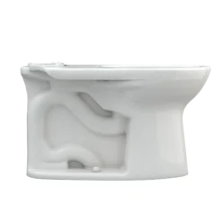 TOTO Drake Elongated TORNADO FLUSH Toilet Bowl with CEFIONTECT, Colonial White, Vitreous China, C776CEG#11