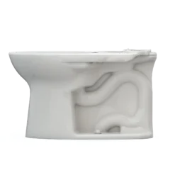 TOTO Drake Elongated TORNADO FLUSH Toilet Bowl with CEFIONTECT, Colonial White, Vitreous China, C776CEG#11