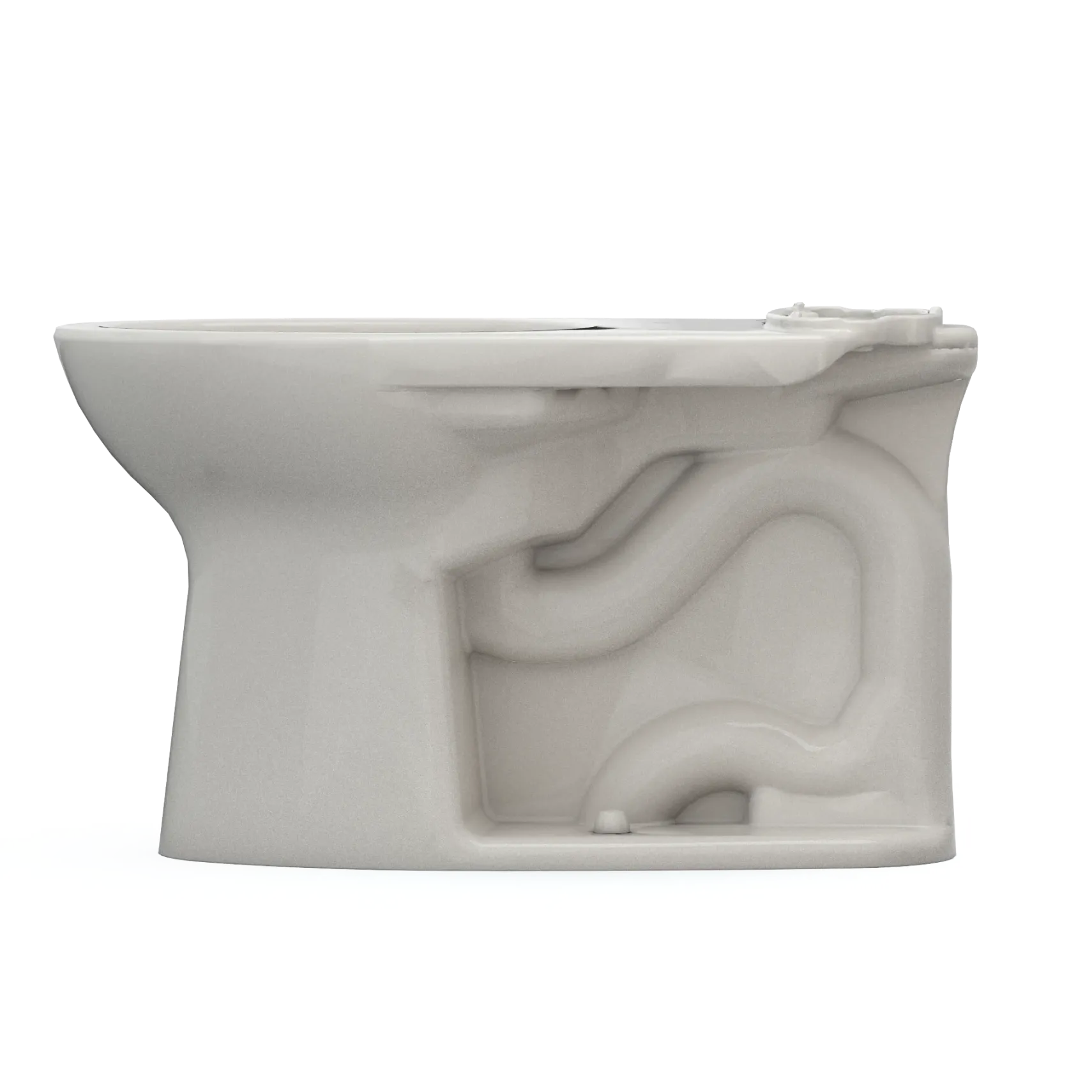 TOTO Drake Elongated TORNADO FLUSH Toilet Bowl with CEFIONTECT, Sedona Beige, Vitreous China, C776CEG#12