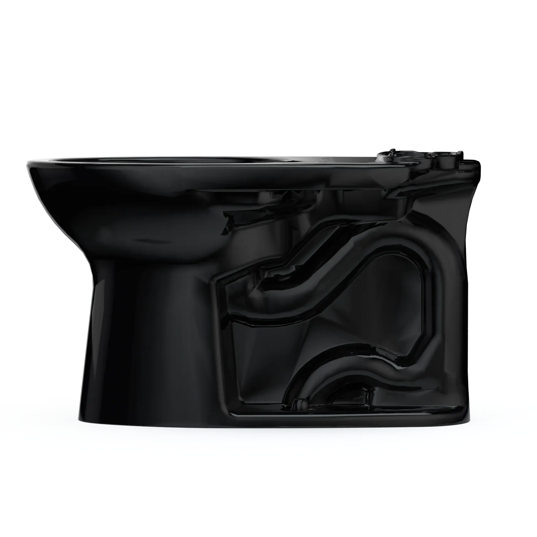 TOTO Drake Elongated TORNADO FLUSH Toilet Bowl, Ebony, Vitreous China, C776CE#51