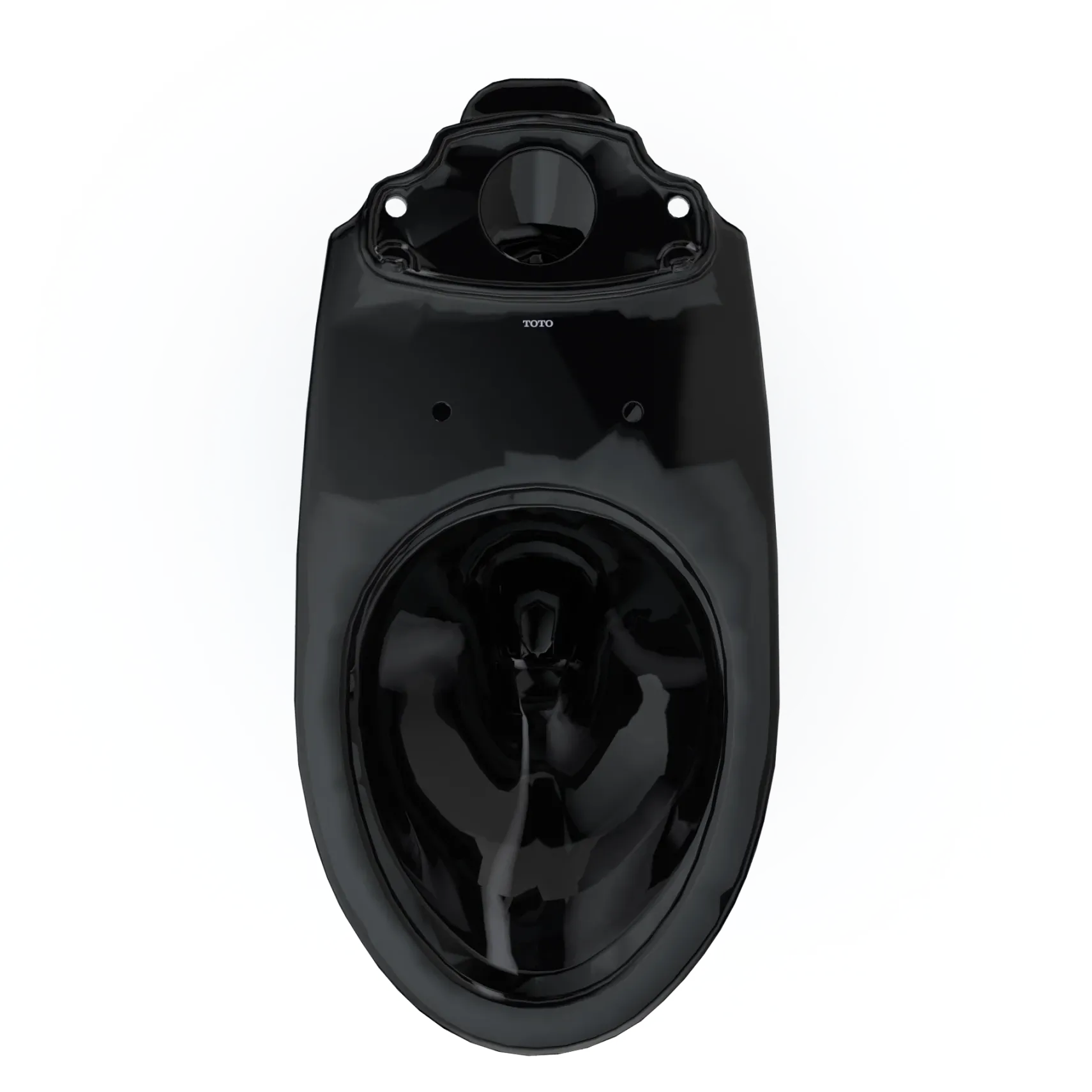 TOTO Drake Elongated TORNADO FLUSH Toilet Bowl, Ebony, Vitreous China, C776CE#51