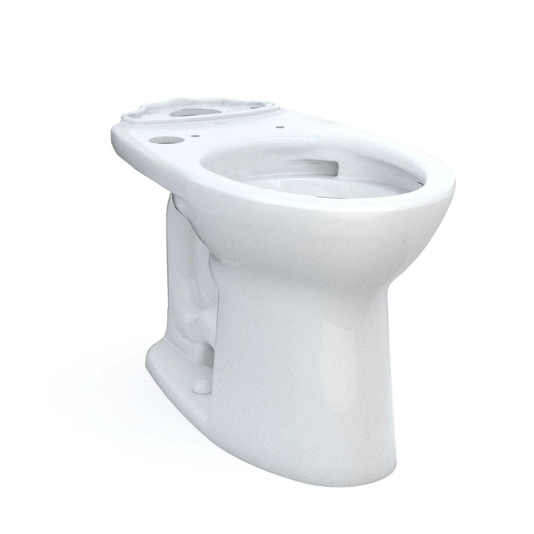 TOTO Drake Elongated TORNADO FLUSH Toilet Bowl, WASHLET+ Ready, Cotton White, Vitreous China, C776CEGT40#01