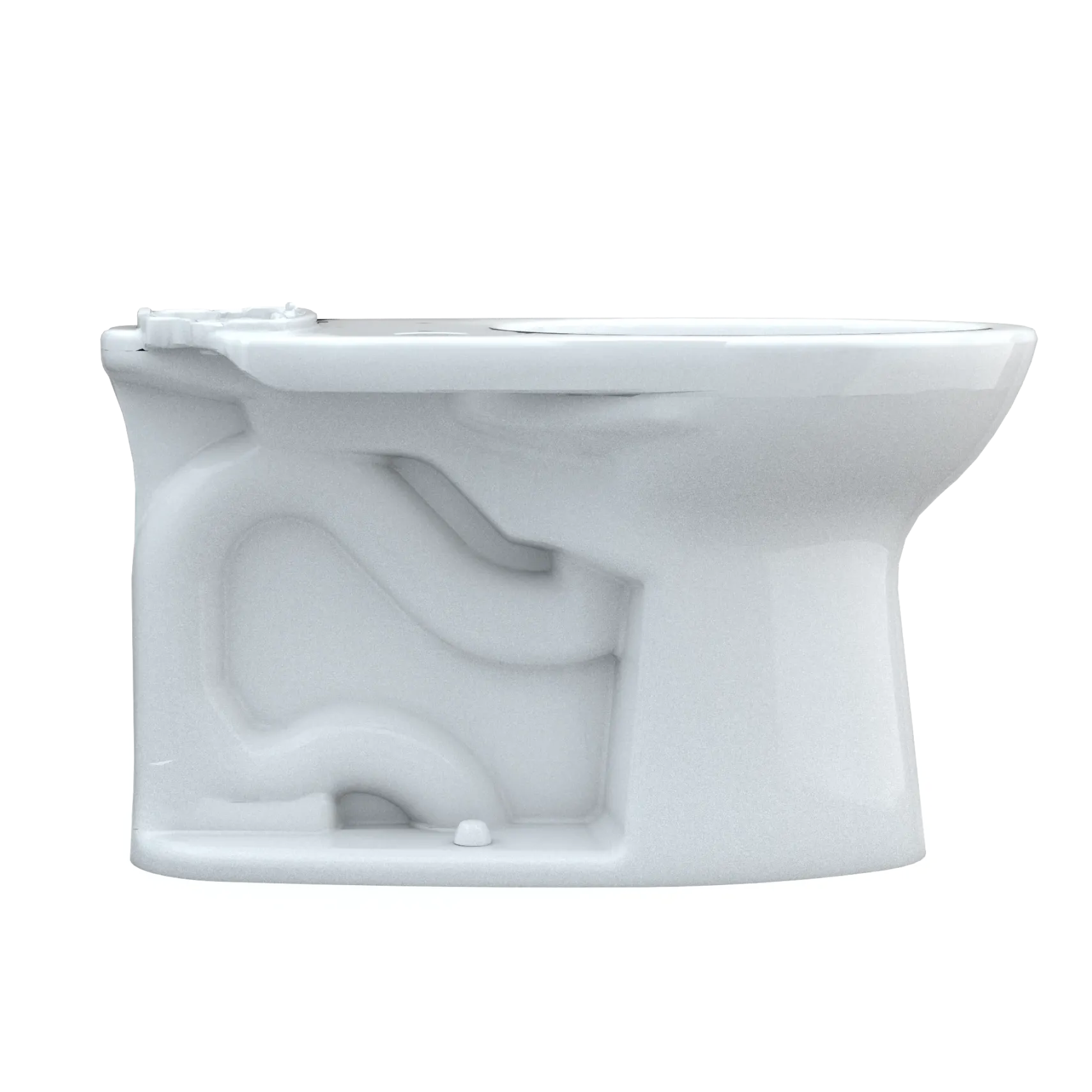 TOTO Drake Elongated TORNADO FLUSH Toilet Bowl, WASHLET+ Ready, Cotton White, Vitreous China, C776CEGT40#01