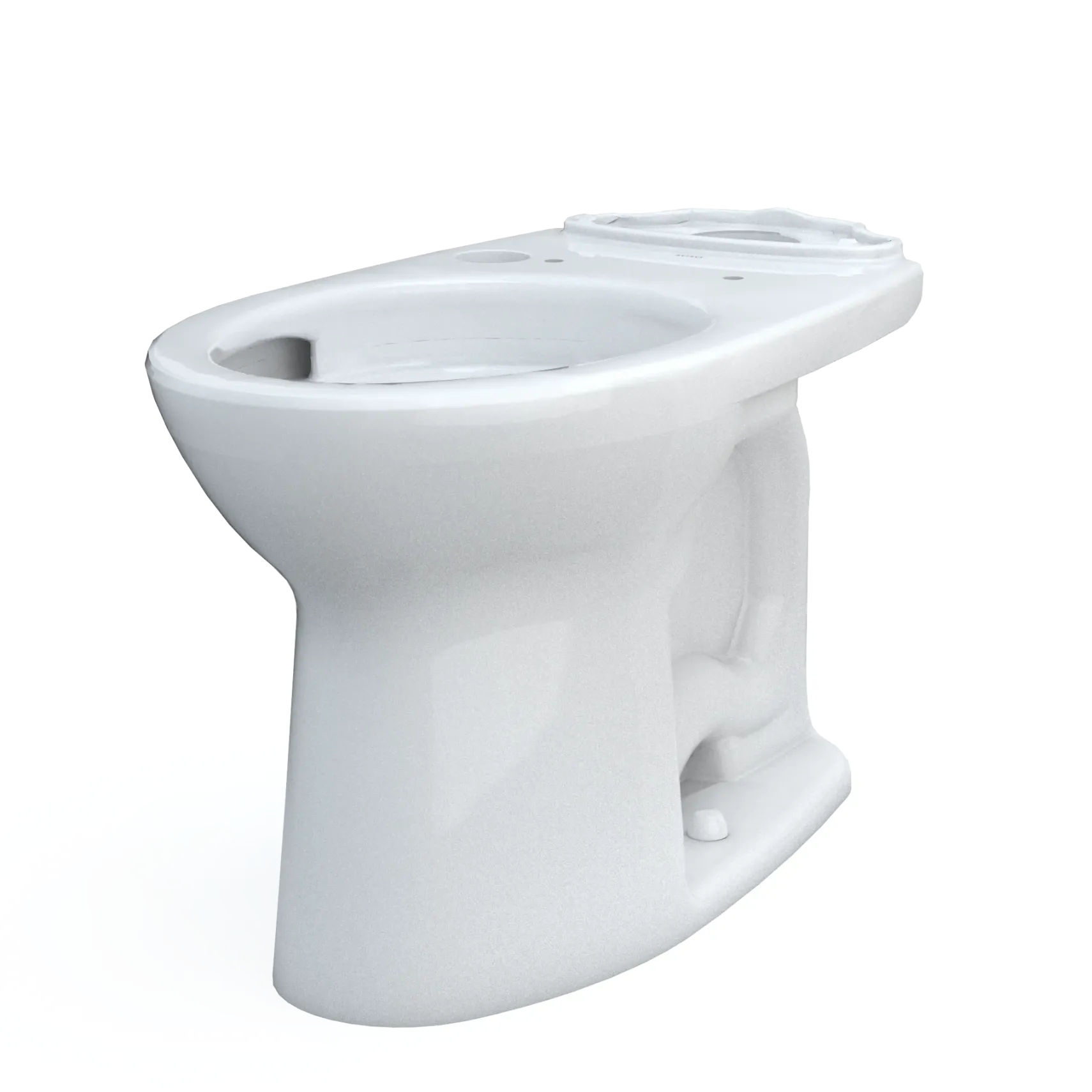 TOTO Drake Elongated TORNADO FLUSH Toilet Bowl, WASHLET+ Ready, Cotton White, Vitreous China, C776CEGT40#01