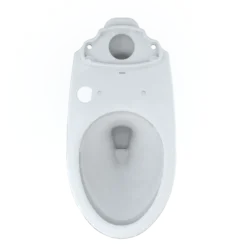 TOTO Drake Elongated TORNADO FLUSH Toilet Bowl, WASHLET+ Ready, Cotton White, Vitreous China, C776CEGT40#01