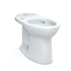 TOTO Drake Elongated Universal Height TORNADO FLUSH Toilet Bowl with CEFIONTECT, WASHLET+ Ready, Cotton White, Vitreous China, C776CEFGT40#01