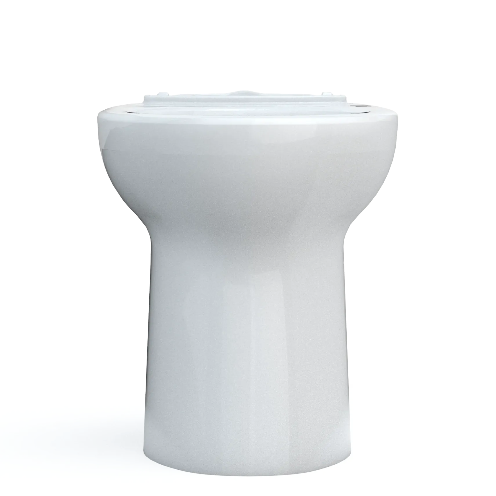 TOTO Drake Elongated Universal Height TORNADO FLUSH Toilet Bowl with CEFIONTECT, WASHLET+ Ready, Cotton White, Vitreous China, C776CEFGT40#01