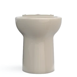 TOTO Drake Elongated Universal Height TORNADO FLUSH Toilet Bowl with CEFIONTECT, Bone, Vitreous China, C776CEFG#03