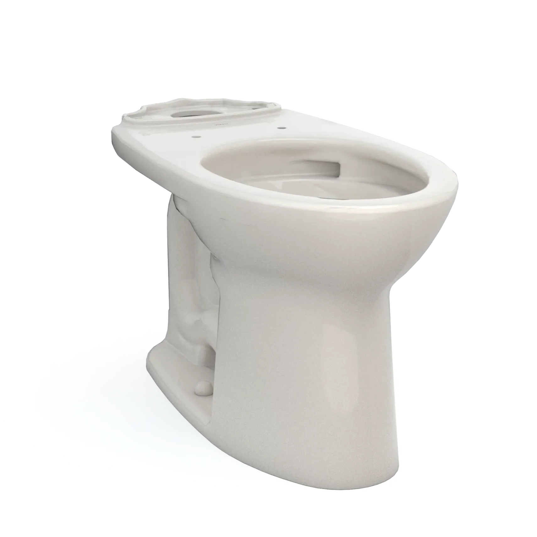 TOTO Drake Elongated Universal Height TORNADO FLUSH Toilet Bowl with CEFIONTECT, Sedona Beige, Vitreous China, C776CEFG#12