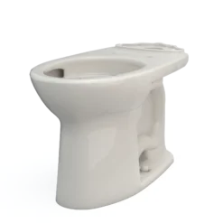 TOTO Drake Elongated Universal Height TORNADO FLUSH Toilet Bowl with CEFIONTECT, Sedona Beige, Vitreous China, C776CEFG#12