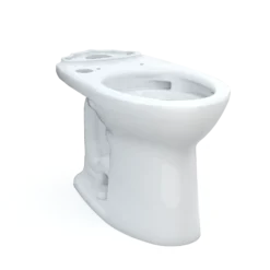 TOTO Drake Elongated Universal Height TORNADO FLUSH Toilet Bowl with 10 Inch Rough-In and CEFIONTECT, WASHLET+ Ready, Cotton White, Vitreous China, C776CEFGT40.10#01