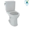 TOTO Drake II 1G Two-Piece Round 1.0 GPF Universal Height Toilet with CEFIONTECT, Colonial White, Vitreous China, CST453CUFG#11