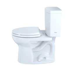 TOTO Drake II 1G Two-Piece Round 1.0 GPF Universal Height Toilet with CEFIONTECT, Colonial White, Vitreous China, CST453CUFG#11
