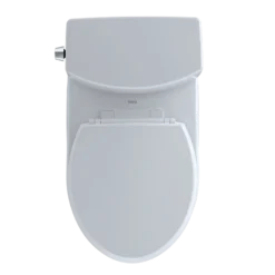 TOTO Drake II 1G Two-Piece Round 1.0 GPF Universal Height Toilet with CEFIONTECT, Colonial White, Vitreous China, CST453CUFG#11