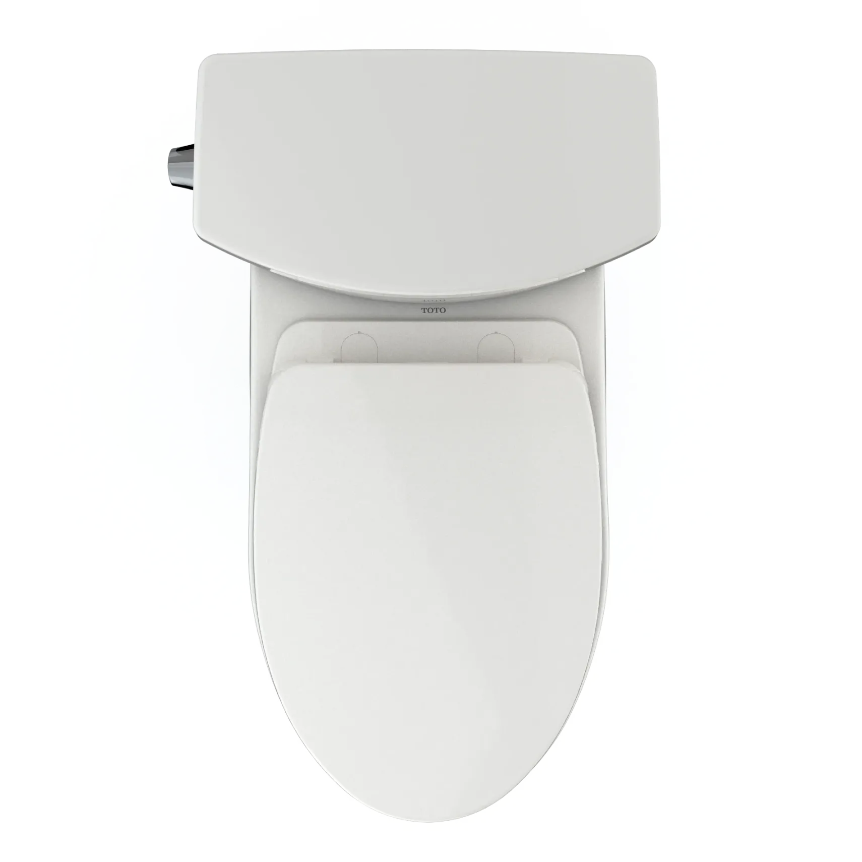 TOTO Drake II 1G Two-Piece Elongated 1.0 GPF Universal Height Toilet with CEFIONTECT and SS124 SoftClose Seat, WASHLET+ Ready, Colonia White, Vitreous China|Plastic, Colonial White, MS454124CUFG#11