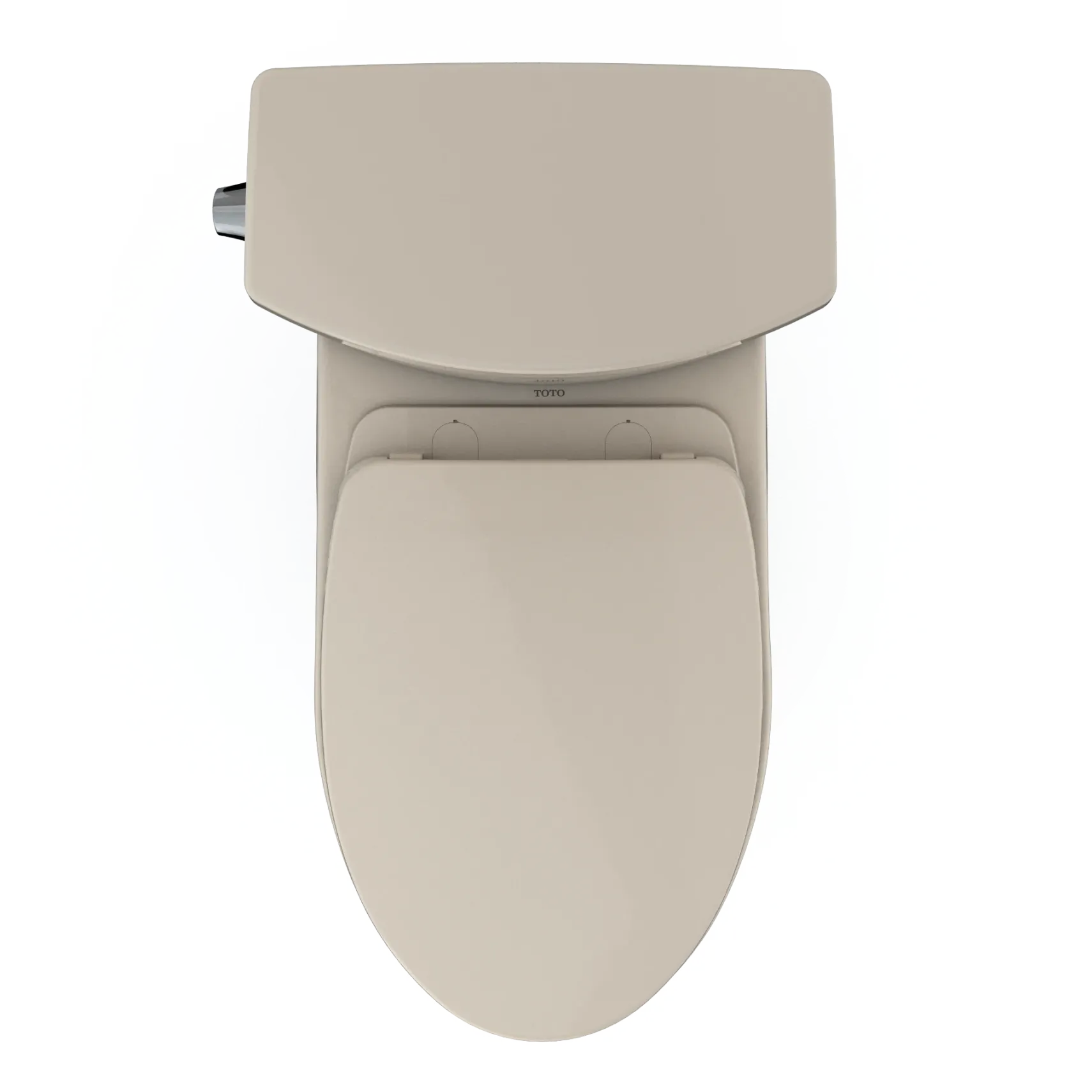 TOTO Drake II 1G Two-Piece Elongated 1.0 GPF Universal Height Toilet with CEFIONTECT and SS124 SoftClose Seat, WASHLET+ Ready, Bone, Vitreous China|Plastic, MS454124CUFG#03